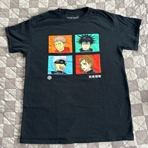 Black Jujutsu Kaisen Graphic T-Shirt